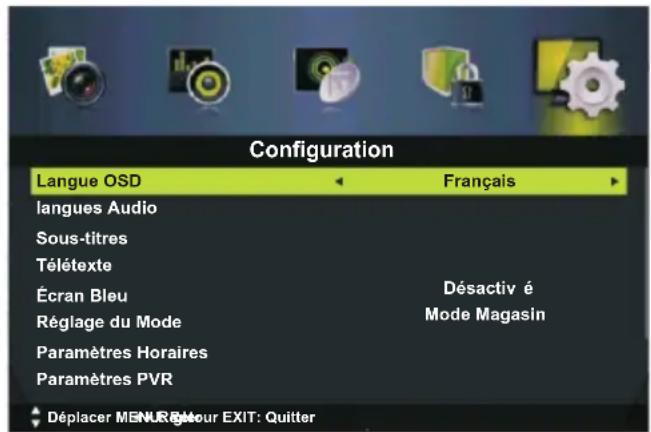 CHANGHONG LED40E1090H - - Paramètres Horaires - 1