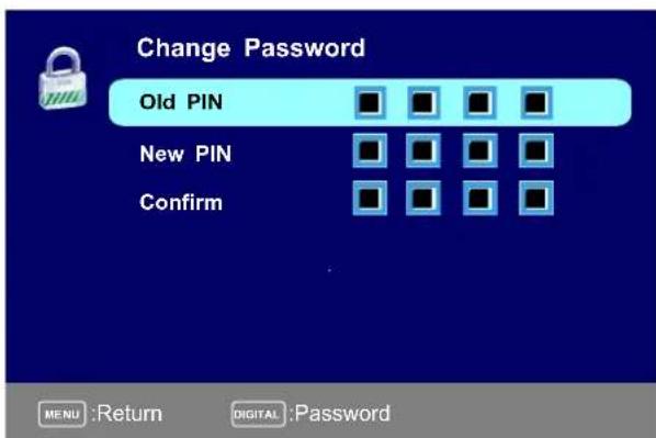 Seiki SC322TI - CHANGE PASSWORD - 1