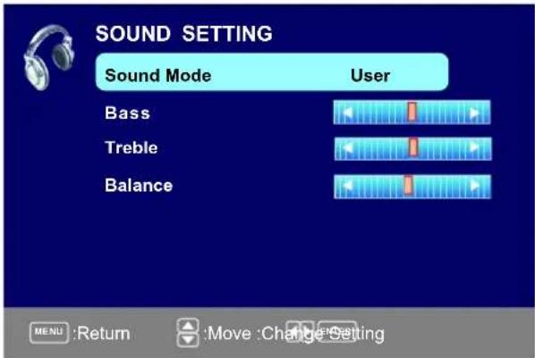 Seiki SC322TI - Sound Settings - 1