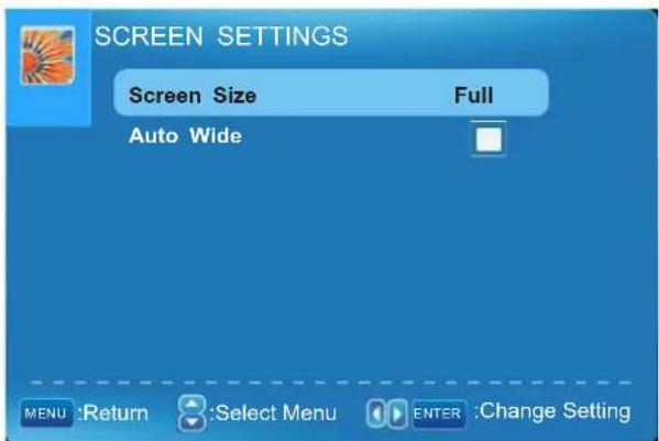 Seiki LC32B56 - Screen Settings - 1