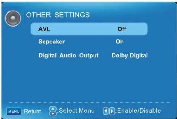 Seiki LC32B56 - Other Settings - 1