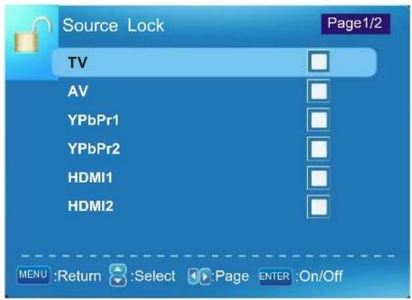 Seiki LC32B56 - Verrouillage de Source - 1