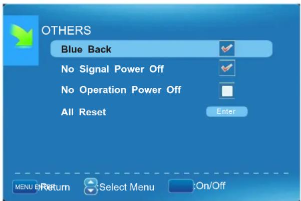 Seiki LC32B56 - OTHERS MENU - 1
