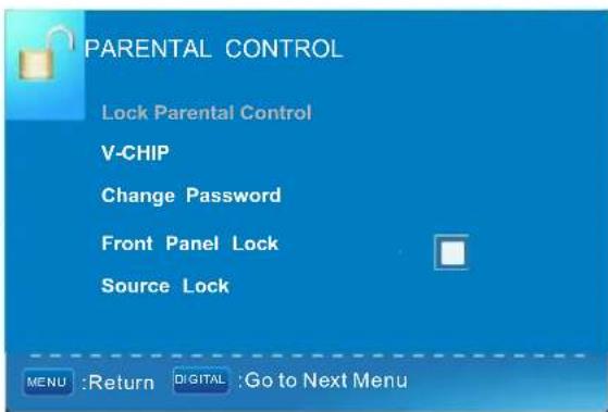 Seiki LC32B56 - PARENTAL CONTROL - 3