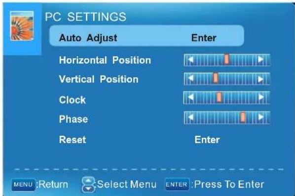 Seiki LC32B56 - PC Setting - 1