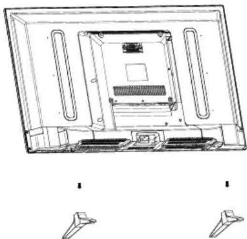 WESTINGHOUSE WE42UC4200 - Retrait du socle en vue d'un montage mural - 1