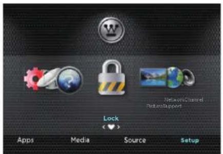 WESTINGHOUSE WD70UB4580 - Navigating the Setup Settings - 4