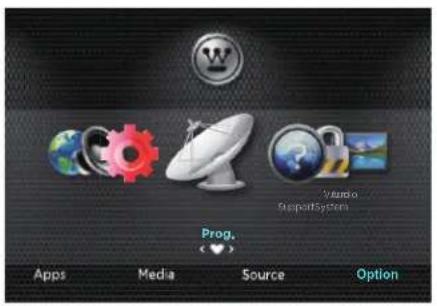 WESTINGHOUSE WD70UB4580 - Navigation dans les paramétres de configuration - 2