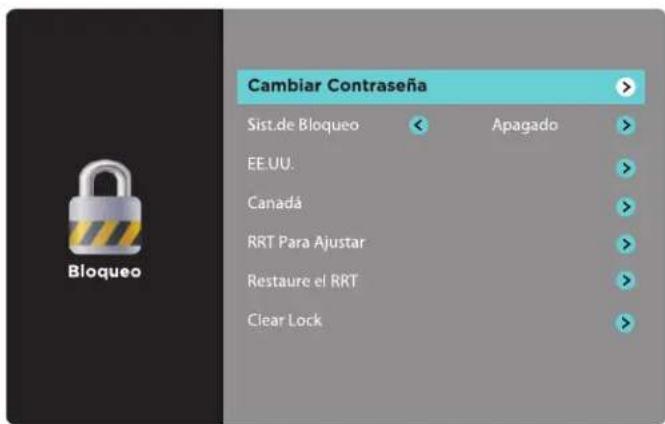 WESTINGHOUSE WD70UB4580 - ■ Bloqueo - 1