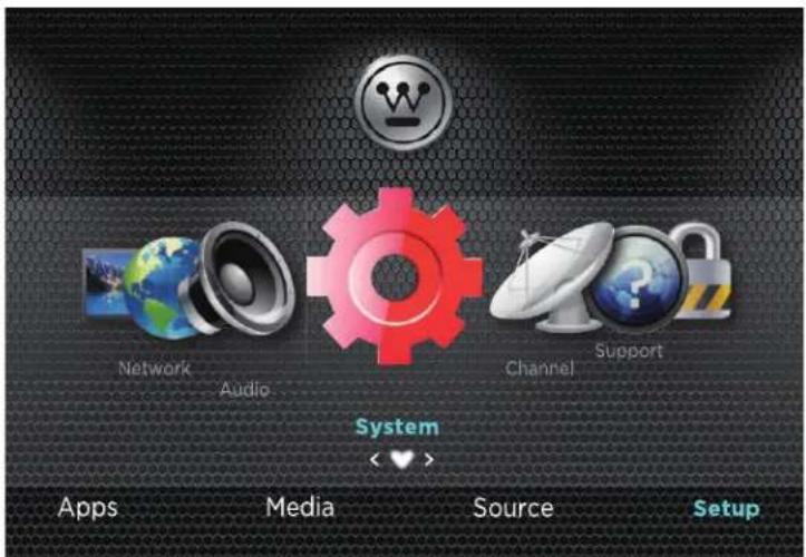 WESTINGHOUSE WD70UB4580 - Setup - 1