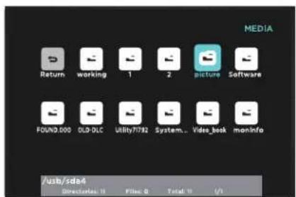 WESTINGHOUSE WD70UB4580 - Visualización deotos - 2