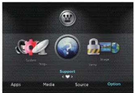 WESTINGHOUSE WD70UB4580 - Navigation dans les paramétres de configuration - 3