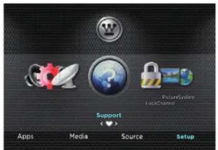 WESTINGHOUSE WD70UB4580 - Navigating the Setup Settings - 3
