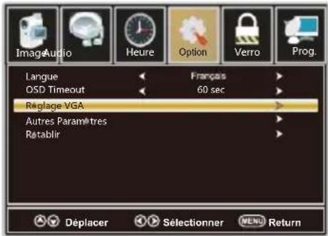 WESTINGHOUSE WD40FX1170 - Pour le Mode VGA : - 1
