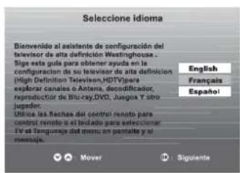 WESTINGHOUSE WD60MB2240 - Configuración inicial - 1