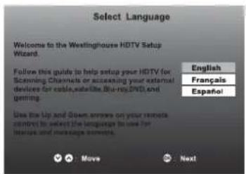 WESTINGHOUSE WD60MB2240 - Initial Setup - 1