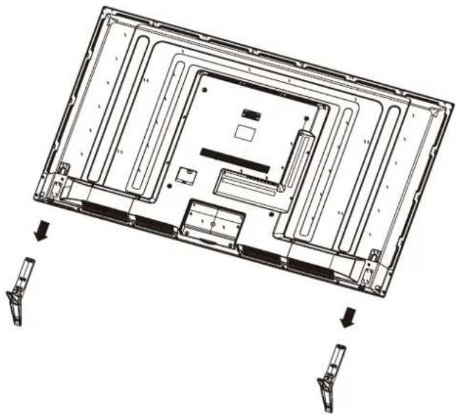 WESTINGHOUSE WD60MB2240 - Retrait du socle en vue d'un montage mural - 1