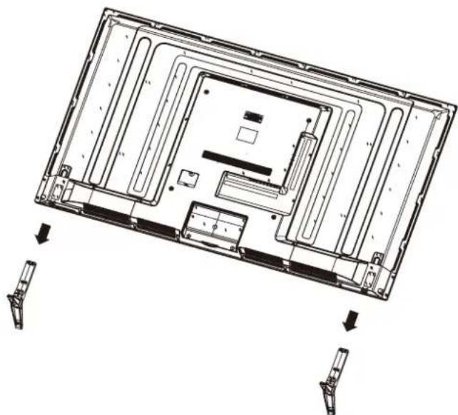 WESTINGHOUSE WD60MB2240 - Extracción del soporte para el montaje en la pared - 1