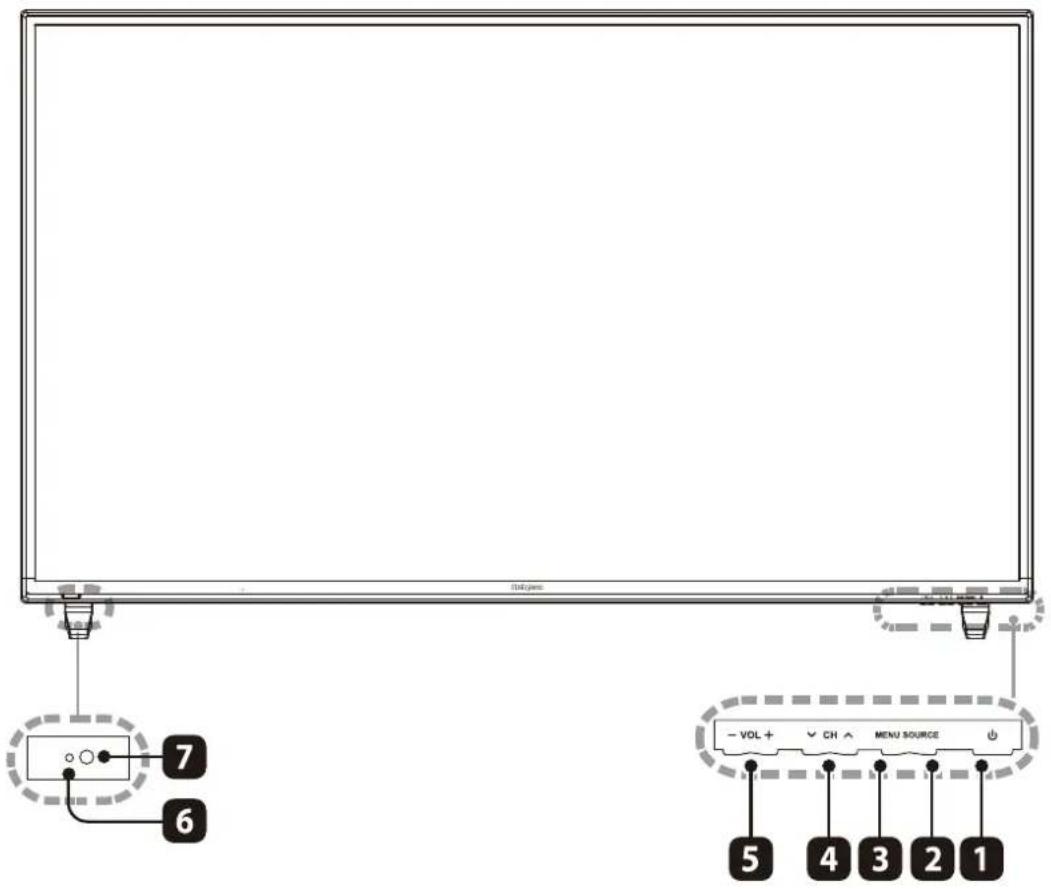 WESTINGHOUSE WD60MB2240 - Front View - 1