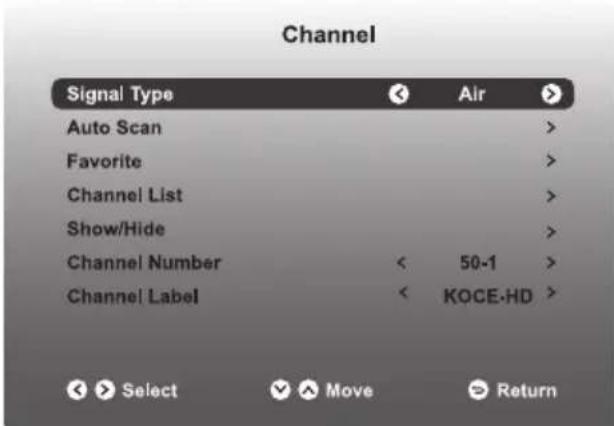 WESTINGHOUSE WD32FC2240 - CHANNEL - 1
