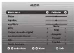 WESTINGHOUSE WD32FC2240 - Navegar por los ajustes de configuración - 3