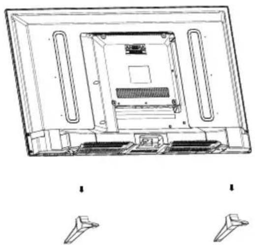 WESTINGHOUSE WD32FC2240 - Removing the Stand for Wall-Mounting - 1