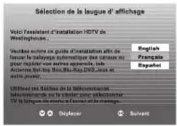 WESTINGHOUSE WD32FC2240 - Configuration initiale - 1