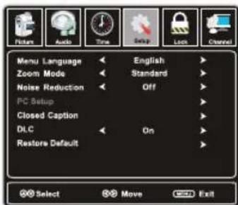 WESTINGHOUSE EW40T2XW - MENU DE VERROUILLAGE: - 3