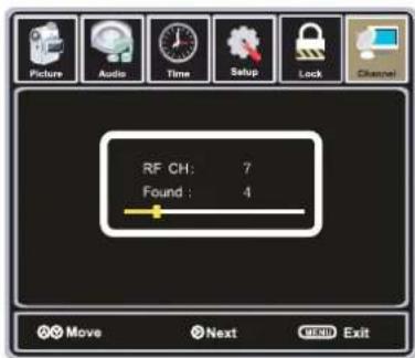 WESTINGHOUSE EU50F2G1 - CHANNEL Menu - 3