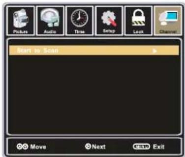 WESTINGHOUSE EU50F2G1 - CHANNEL Menu - 2