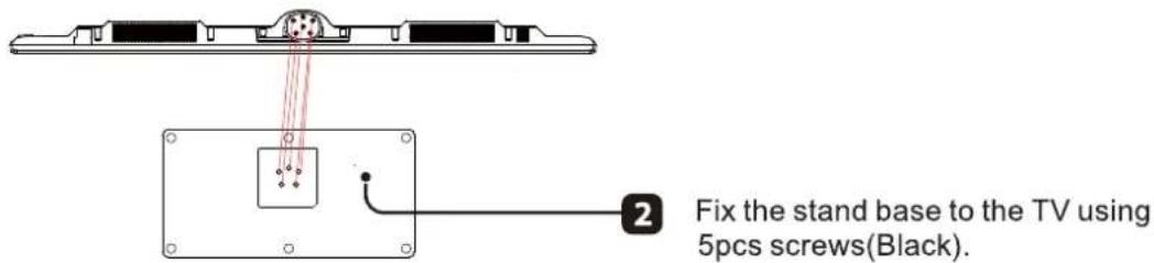 WESTINGHOUSE EU50F2G1 - How to install the stand! - 2