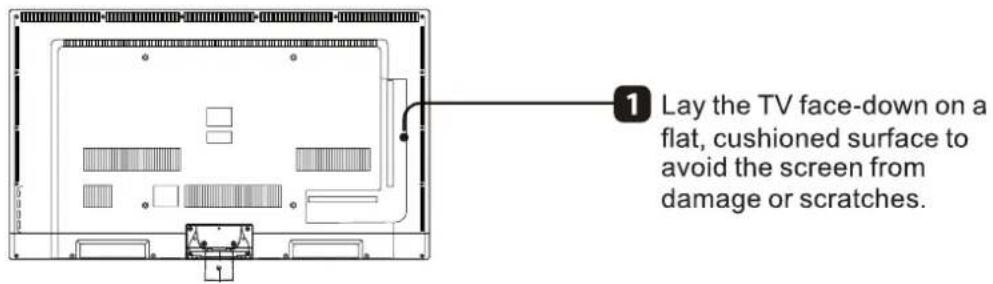 WESTINGHOUSE EU50F2G1 - How to install the stand! - 1