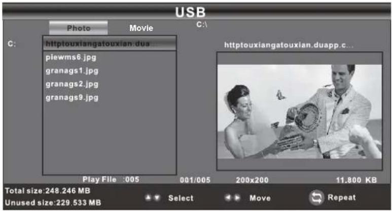 WESTINGHOUSE EU50F2G1 - Photo Menu - 1