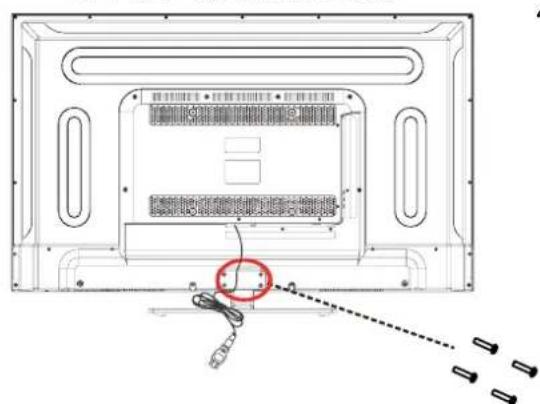 WESTINGHOUSE DWM40F1D1 - Comment installer le support! - 2