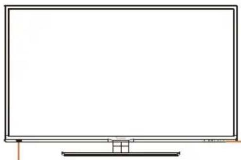WESTINGHOUSE DWM48F1A1 - Conexiones frontales / traseras de LED TV - 1
