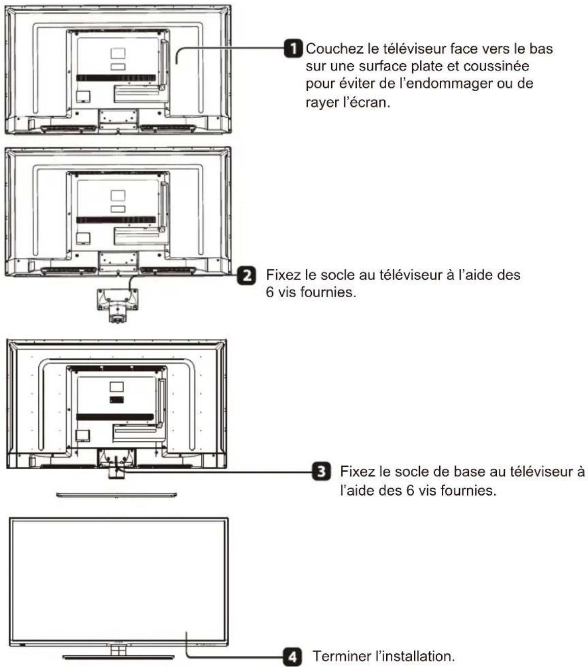WESTINGHOUSE DWM48F1A1 - How to install the stand! - 2