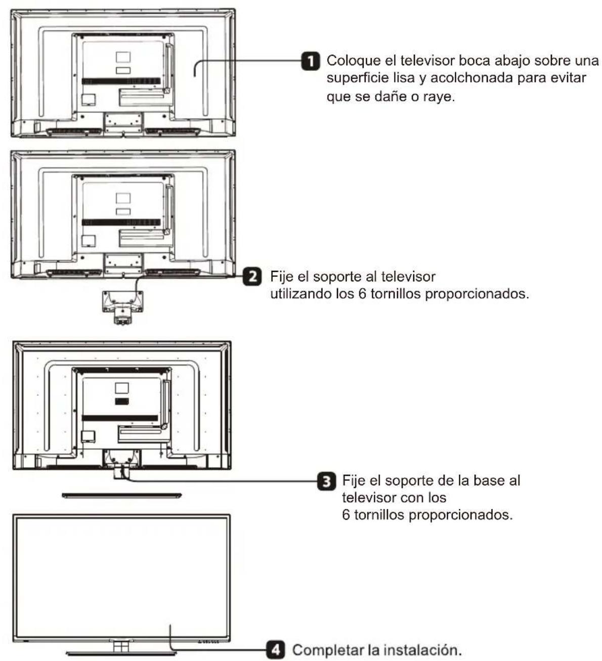 WESTINGHOUSE DWM48F1A1 - Cómo instalan el soporte para TV! - 1