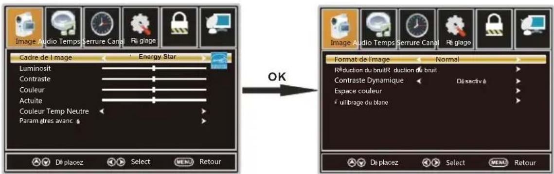 WESTINGHOUSE DWM40F1A1 - Paramètres Avances - 1