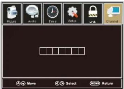 WESTINGHOUSE DWM40F1A1 - Channel Label - 1