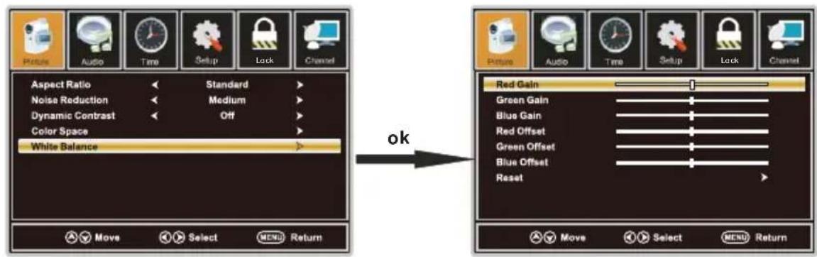WESTINGHOUSE DWM40F1A1 - Color Space - 2