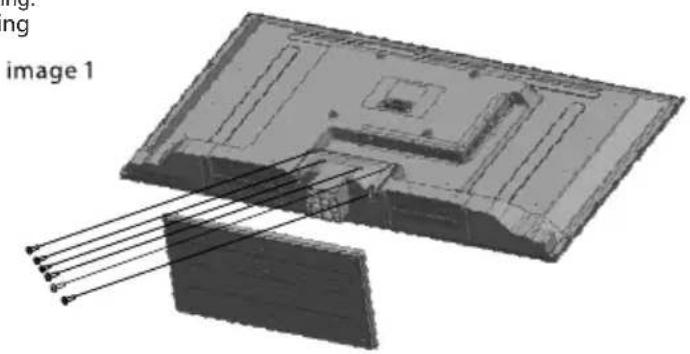 WESTINGHOUSE DWM40F1A1 - How to install the stand! - 1