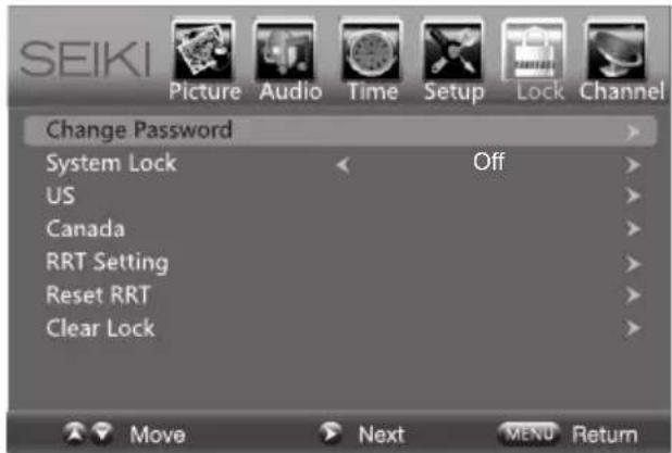 Seiki SE50FY - Configuración debloqueo - 1