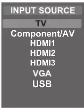 Seiki SE50FY - Selección de la fuente de entrada - 1