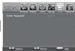 Seiki SE43FYP4 - Navigacion por la On-screen Display - 8