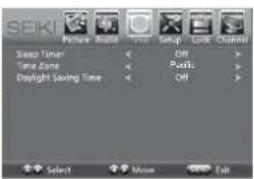 Seiki SE43FK - Navigating the On-screen Display - 5