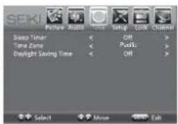 Seiki SE43FK - Navigacion por la On-screen Display - 5