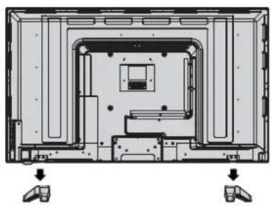 Seiki SE43FK - Retrait du socle en vue d'un montage mural - 1
