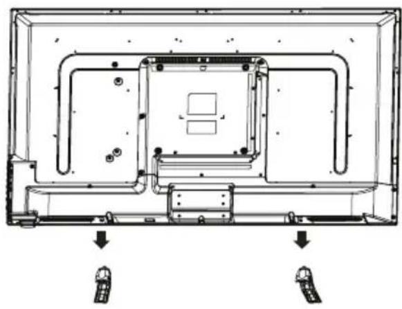 Seiki SE40FYP1T - Extracción del soporte para el montaje en la pared - 1