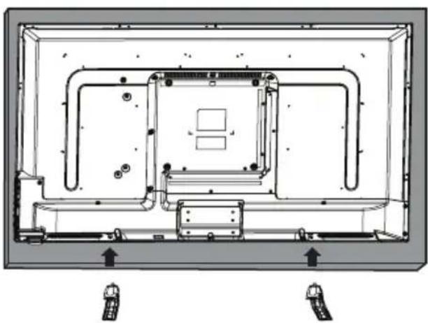 Seiki SE40FYP1T - Instalación del soporte de la base - 1