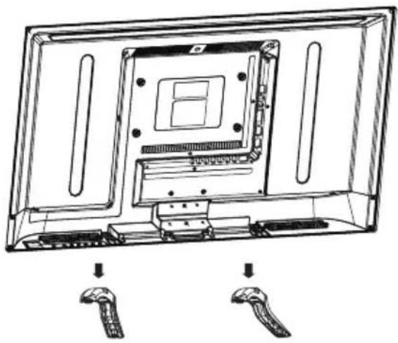 Seiki SE32HY - Removing the Stand for Wall-Mounting - 1